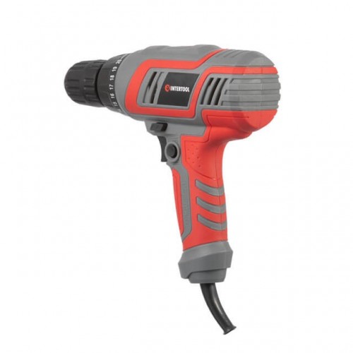 Дрель-шуруповерт электрический 320 Вт, 220 В, 0-750 об/мин, INTERTOOL (DT-0103)