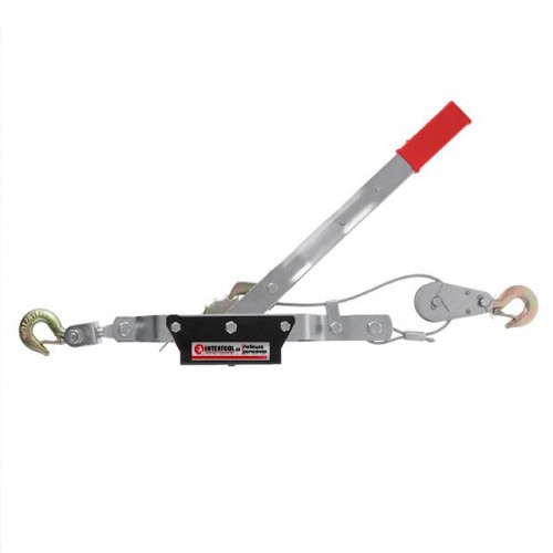 Лебідка важільна 4 тонни, 2 положення, 3.00 м x 5.5 мм трос, рабоча довжина троса 1.50 м INTERTOOL (GT1444)