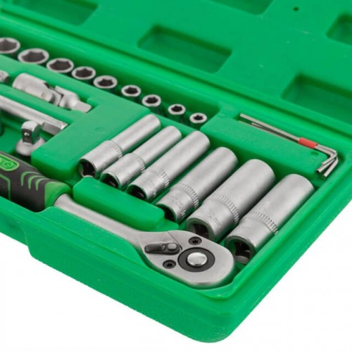 Набір інструментів 36 од., 1/4" INTERTOOL (ET-6036SP)