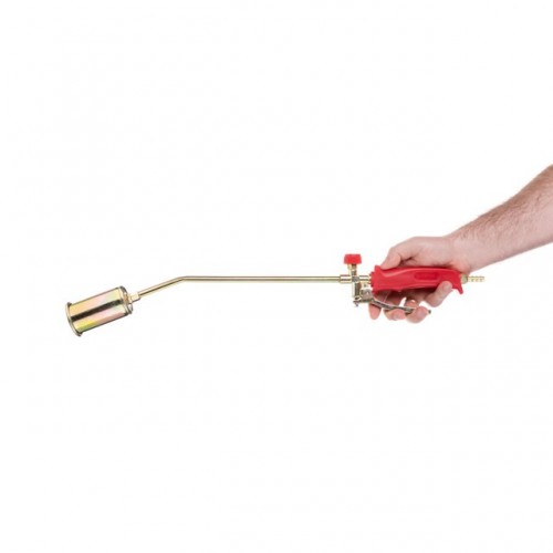 Горелка газовая с регулятором и клапаном 595 мм, сопло 110 мм, Ø45 мм INTERTOOL (GB-0044)