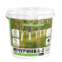 Краска Мичуринка-2 для садовых деревьев бактерицидная ДИВОЦВІТ, 1.3 кг