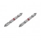 Комплект отверточних насадок PH2/PH1 1/4" * 60 мм, S2, уп. 2 од., STORM INTERTOOL (VT-0230)
