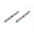 Комплект отверточних насадок PH2/PH1 1/4" * 60 мм, S2, уп. 2 од., STORM INTERTOOL (VT-0230)