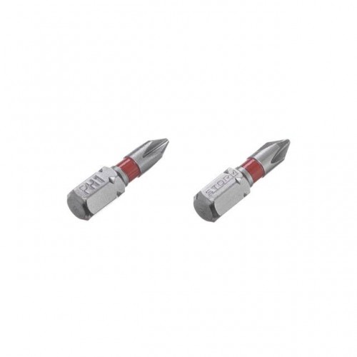Комплект викруткових насадок PH1 1/4"*25мм, S2, уп. 2 од., STORM INTERTOOL (VT-0217)