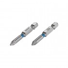 Комплект отверточных насадок PZ1 1/4"*50мм, S2, уп. 2 ед., STORM INTERTOOL (VT-0214)