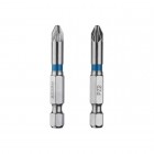 Комплект отверточних насадок PZ2 1/4 "* 50мм, S2, уп. 2 од., STORM