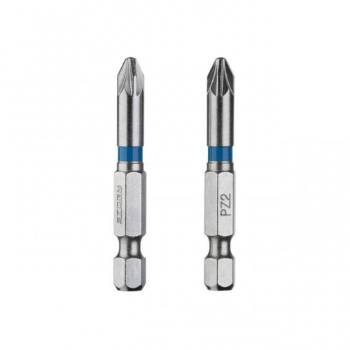 Комплект отверточних насадок PZ2 1/4 "* 50мм, S2, уп. 2 од., STORM