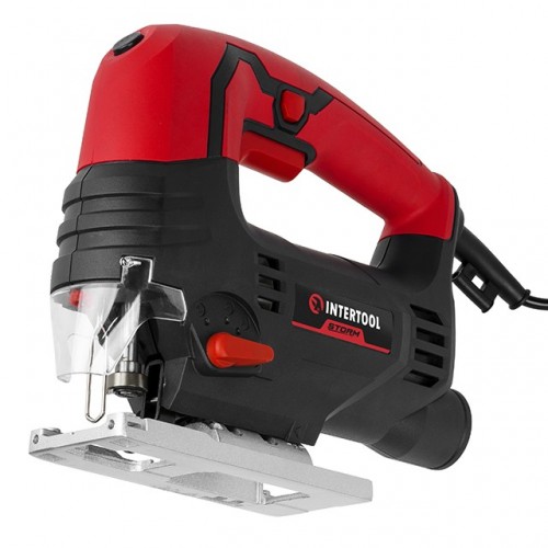 Электролобзик 810 Вт, 800-2900 ход/мин, бесключевой патрон, алюминиевая платформа INTERTOOL (WT-0490)