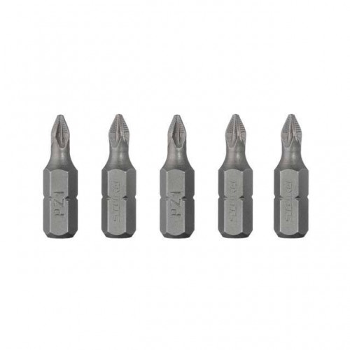 Комплект отверточних насадок PZ1 1/4 "* 25мм, ACR, S2, уп. 5од., STORM INTERTOOL (VT-0208)