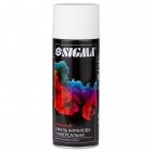 Емаль аерозольна акрилова 400мл RAL 9010 білий мат SIGMA