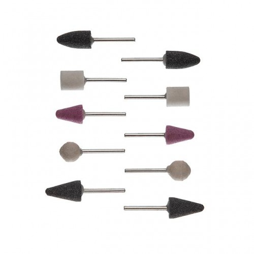 Набор шлифовальных камней 10шт. INTERTOOL (BT-0020)