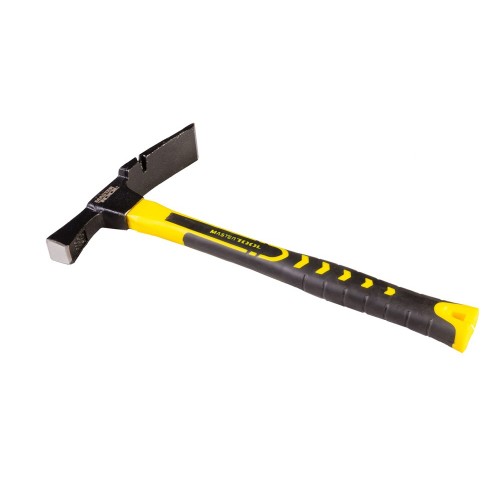 Молоток муляра MASTERTOOL 600 г HRC60 рукоятка фібергласова 380 мм (02-0124)