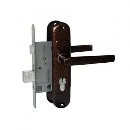 Замок врізний Тандем ЗВ4-АМ пр (з цил) мідь