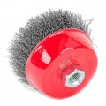 Щетка чашечная 100 мм, для КШМ, М14 (крученая проволока) INTERTOOL (BT-1100)