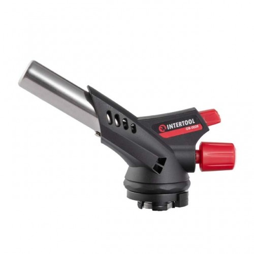 Горелка газовая, пьезоподжиг, регулятор INTERTOOL (GB-0028)