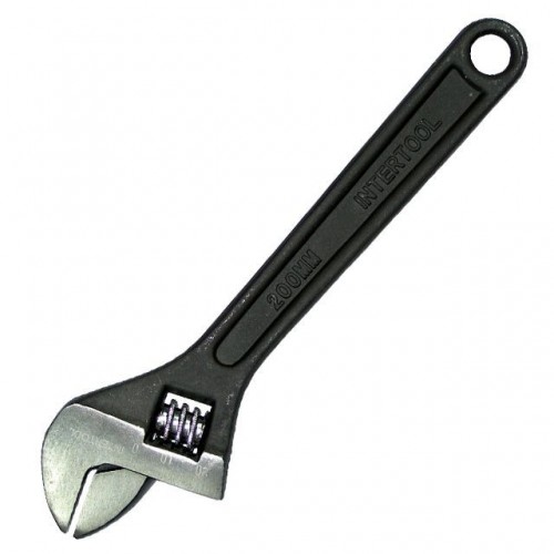 Ключ розвідний 200 мм INTERTOOL (HT-0192)