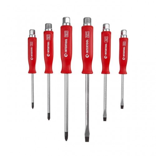 Набор ударных отверток 6 ед. INTERTOOL (HT-0403)