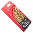 Набір свердел по металу DIN338 HSS 13шт (1.5-6.5), покриття Ti INTERTOOL (SD-0013)