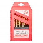 Набір свердел по металу DIN338 HSS 19шт (1.0-10.0), покриття Ti INTERTOOL (SD-0019)