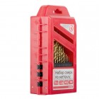 Набір свердел по металу DIN338 HSS 25шт (1.0-13.0), покриття Ti INTERTOOL (SD-0025)