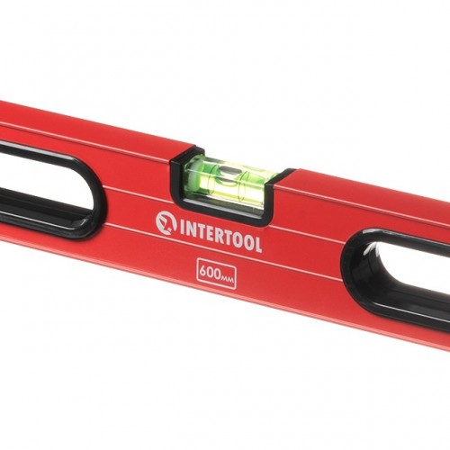 Рівень 600 мм, 3 вічка INTERTOOL (MT-1106)