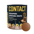 Емаль акрилова "CONTACT" універсальна жовто-коричнева RAL-  8003 0,75 л