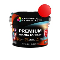 Емаль алкідна ПФ-115 "Dnipro Contact" EXPRESS Premium червона 2кг