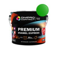 Емаль алкідна ПФ-115 "Dnipro Contact" EXPRESS Premium зелена 2 кг