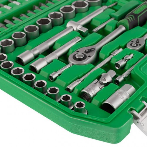 Набір інструментів 1/2" & 1/4" 94 од. INTERTOOL (ET-6094SP)