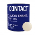 Эмаль алкидная ПФ-115 "CONTACT" бежевая 0,25 кг