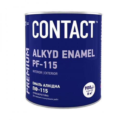 Эмаль алкидная ПФ-115 "CONTACT" белая 2,8 кг