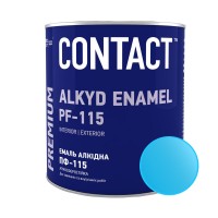 Емаль алкідна ПФ-115 "CONTACT" блакитна 0,25 кг