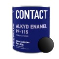 Емаль алкідна ПФ-115 "CONTACT" чорна 0,9 кг