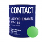 Эмаль алкидная ПФ-115 "CONTACT" светло-зеленая 0,9 кг
