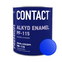 Эмаль алкидная ПФ-115 "CONTACT" синяя 0,9 кг