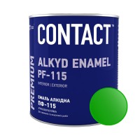 Эмаль алкидная ПФ-115 "CONTACT" зеленая 0,25 кг