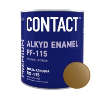Эмаль алкидная ПФ-115 "CONTACT" желто-коричневая 0,9 кг