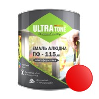 Эмаль алкидная ПФ-115 "ULTRA Tone" красная 2,8 кг