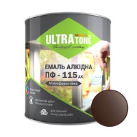 Емаль алкідна ПФ-115 "ULTRA Tone" шоколадна 0,9 кг