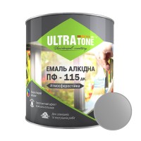 Эмаль алкидная ПФ-115 "ULTRA Tone" серая 0,9 кг