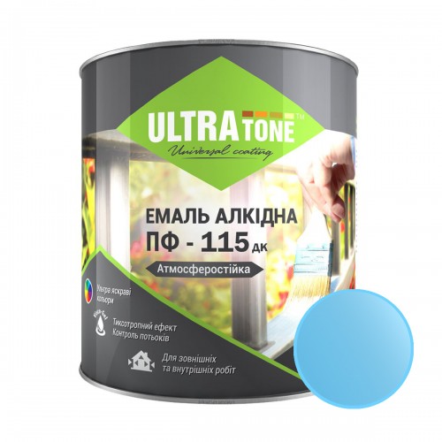 Эмаль алкидная ПФ-115 "ULTRA Tone" светло-голубая 2,8 кг