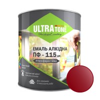 Эмаль алкидная ПФ-115 "ULTRA Tone" вишневая 0,9 кг