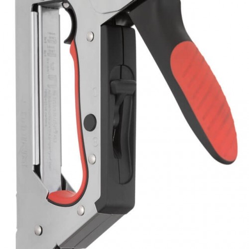 Степлер строительный 3 в 1, функция Trigger Mode, к скобе 11.3*0.7*6-14 мм, гвоздь 14мм, шпилька 14мм INTERTOOL (RT-0105)