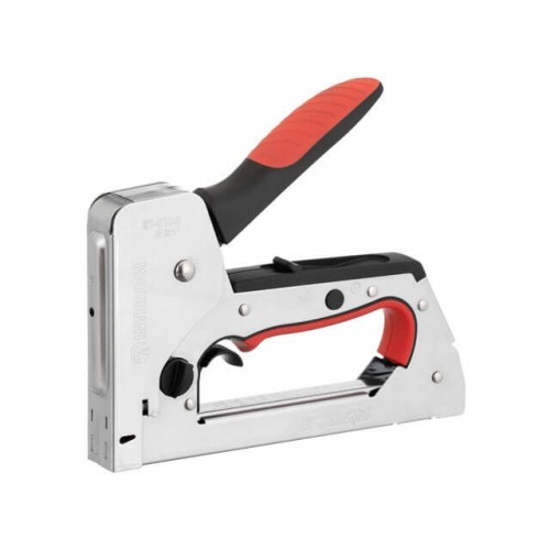 Степлер строительный 3 в 1, функция Trigger Mode, к скобе 11.3*0.7*6-14 мм, гвоздь 14мм, шпилька 14мм INTERTOOL (RT-0105)