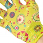 Рукавички садові з нітриловим покриттям 8" жовті INTERTOOL (SP-0165)