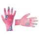 Перчатки садовые с полиуретановым покрытием 8" розовые INTERTOOL (SP-0162)
