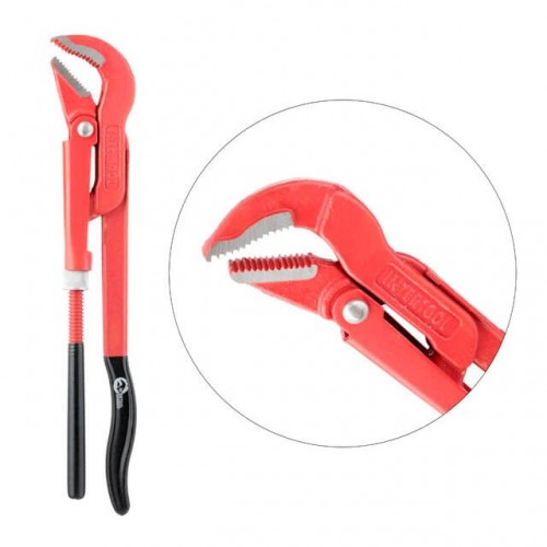 Ключ трубный 1.5", 45° INTERTOOL (XT-2115)