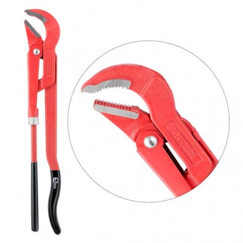 Ключ трубный 2", 45° INTERTOOL (XT-2120)