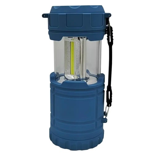 Фонарь кемпинговый Quantum QM-FL3041 Nice blue 1WLED + 3WCOB питание 3xAA 1шт/уп, box