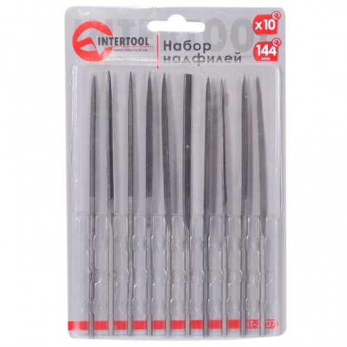 Набор надфилей 10 ед. INTERTOOL (HT-3707)
